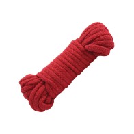 Japanese Bondage Cotton Rope Red