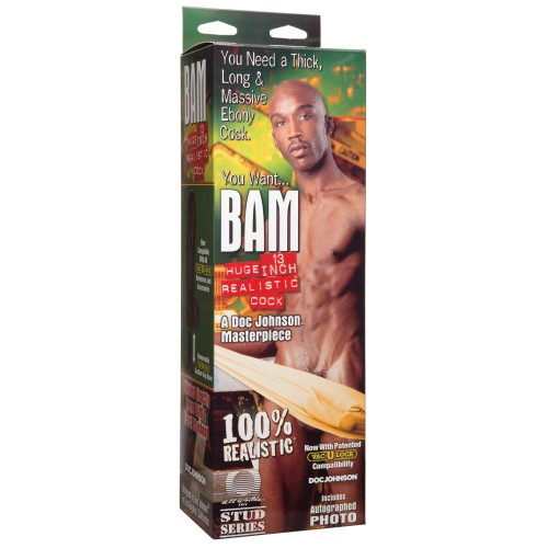 Bam Realistic Cock Brown