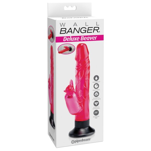 Wall Bangers Deluxe Beaver Waterproof - Pink - Ultimate Pleasure