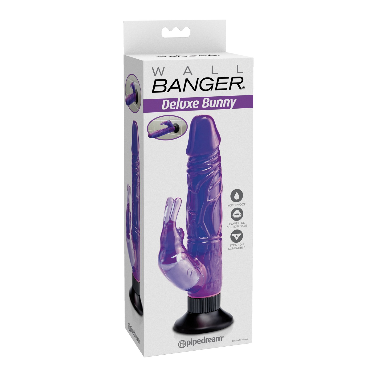 Wall Bangers Deluxe Bunny Waterproof Purple