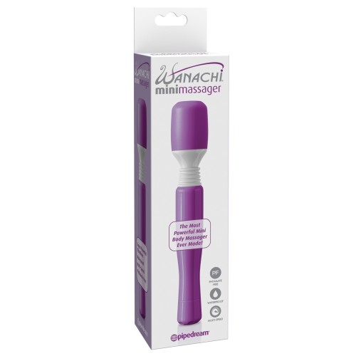 Mini Masajeador Impermeable Wanachi Morado