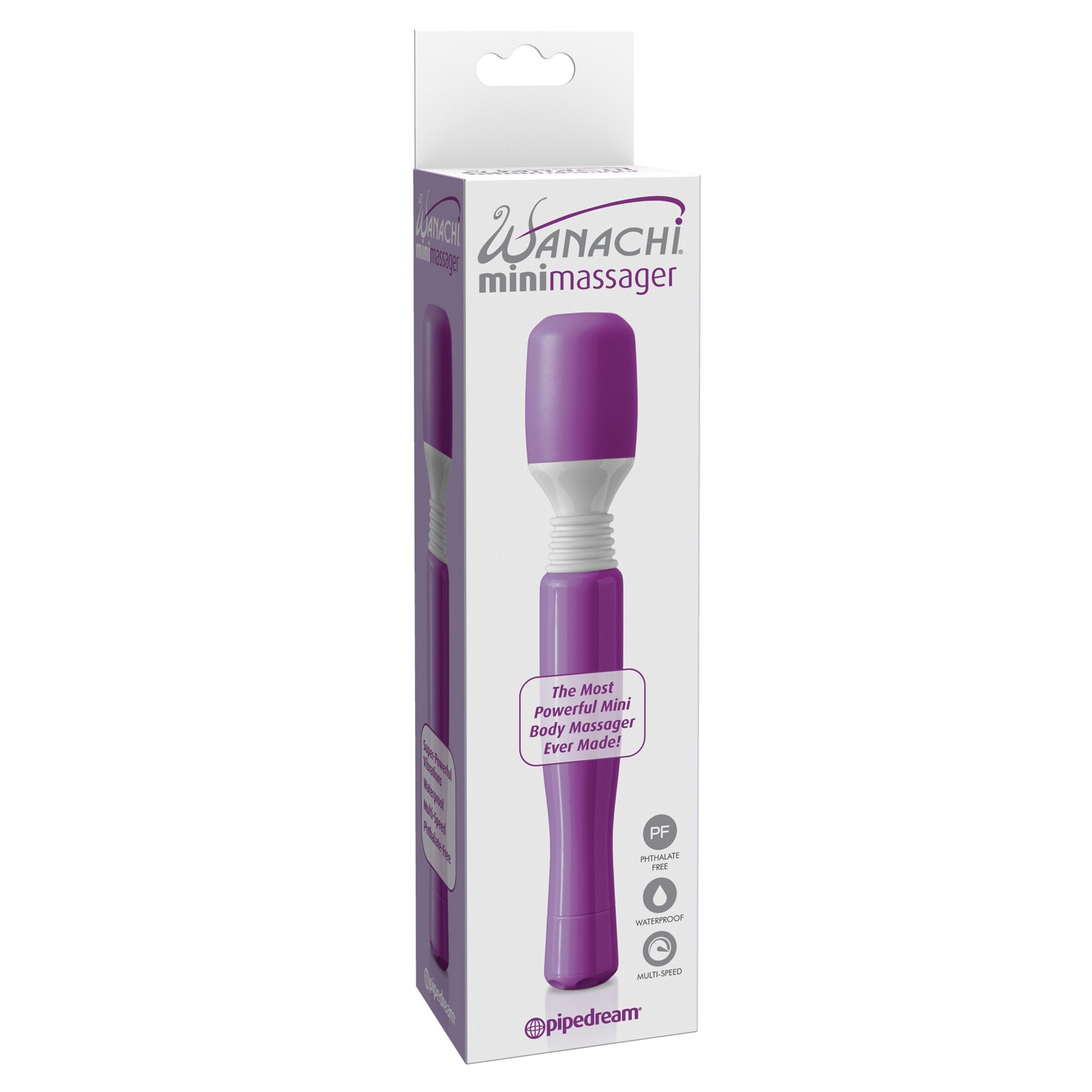 Mini Masajeador Impermeable Wanachi Morado