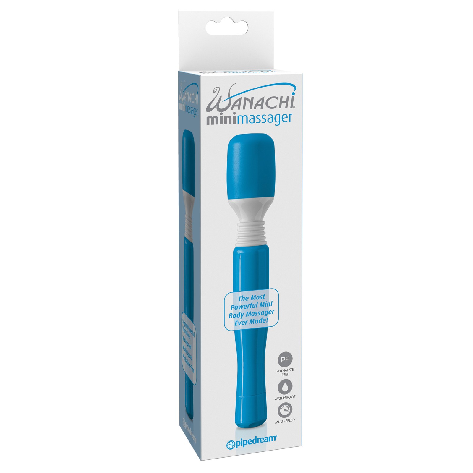 Mini Wanachi Waterproof Massager - Blue