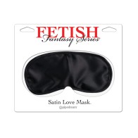 Fetish Fantasy Series Satin Love Mask - Black