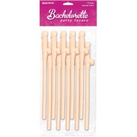 Bachelorette Party Dicky Sipping Straws Pack of 10