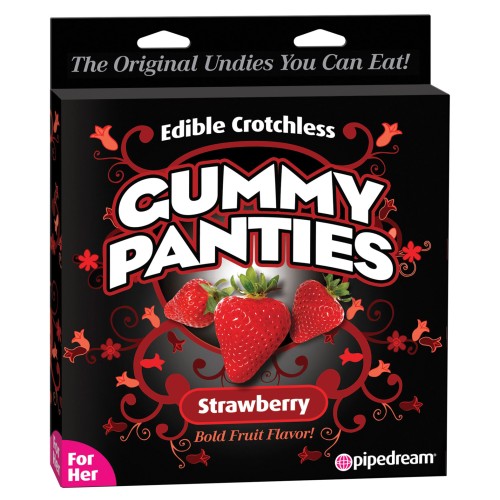 Edible Crotchless Gummy Panty Strawberry