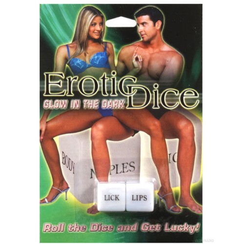 Erotic Dice Glow in the Dark