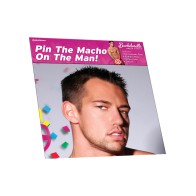 Pin the Macho On the Man Party Game