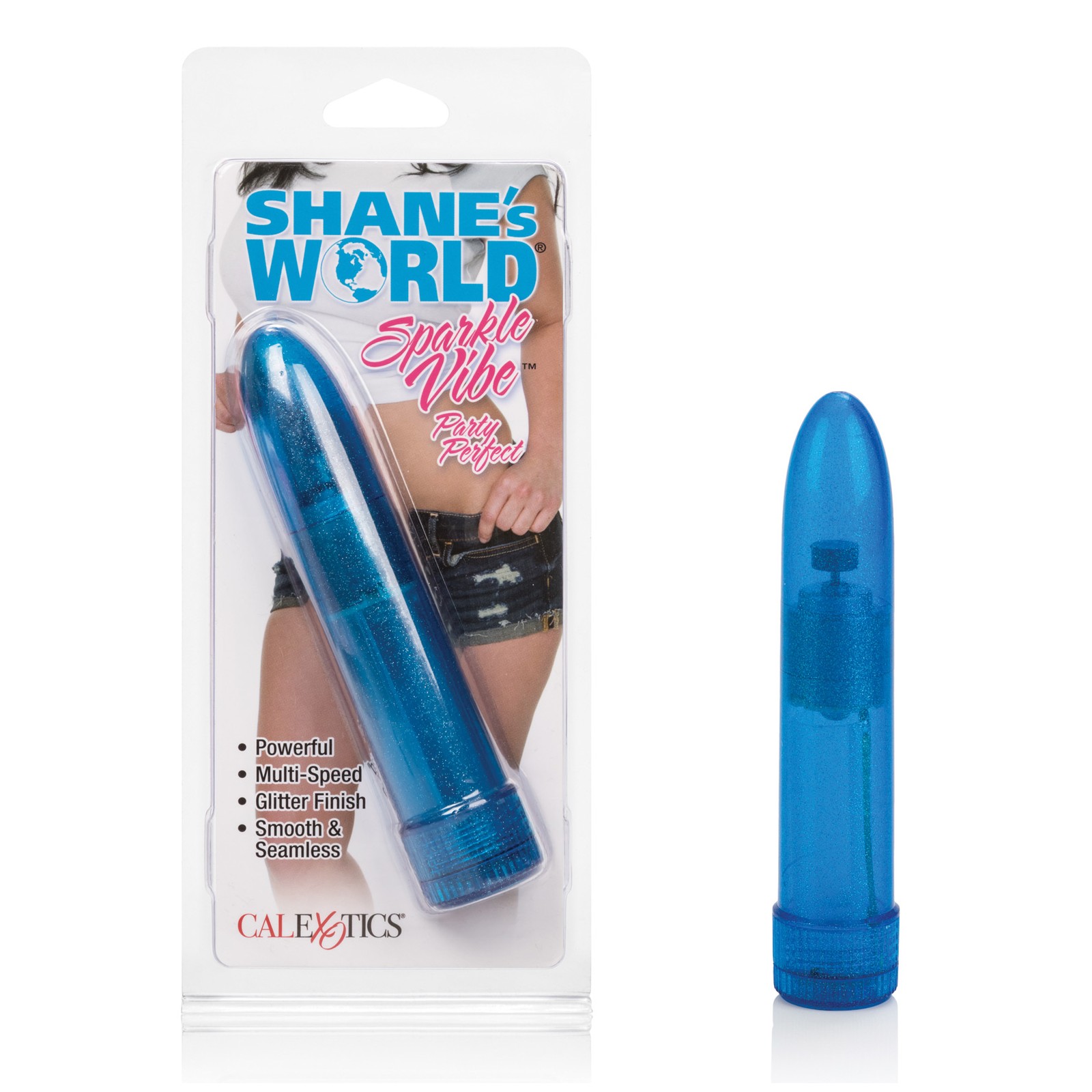 Vibrador Shane's World Sparkle - Azul