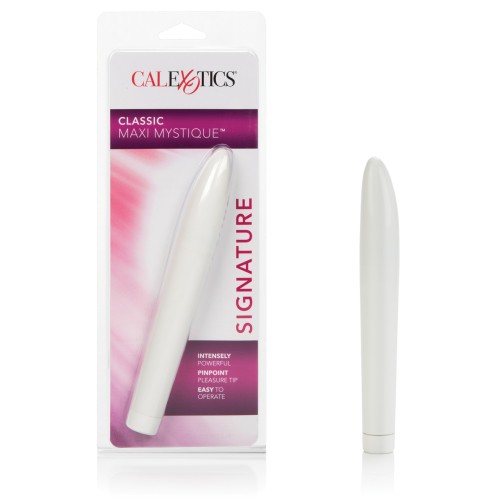 Vibrador Classic Chic Maxi Mystique en Blanco