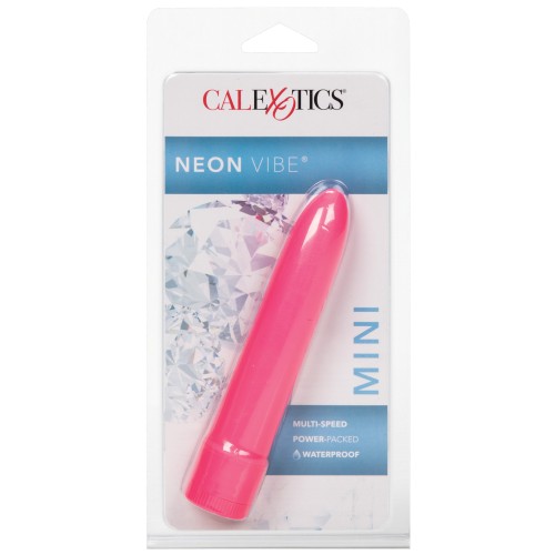 Mini Vibrador Neón Rosa