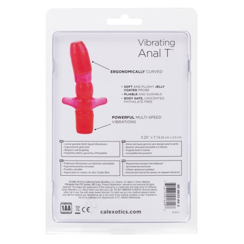 T Vibrador Anal - Rosa