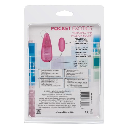 Pocket Exotics Bullet Pasión Rosa