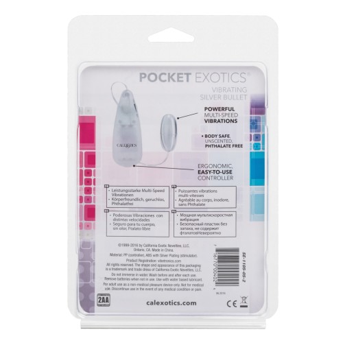 Pocket Exotics Silver Bullet Vibrator