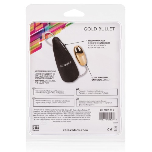 Vibrador Golden Bullet de Múltiples Velocidades para Placer Versátil