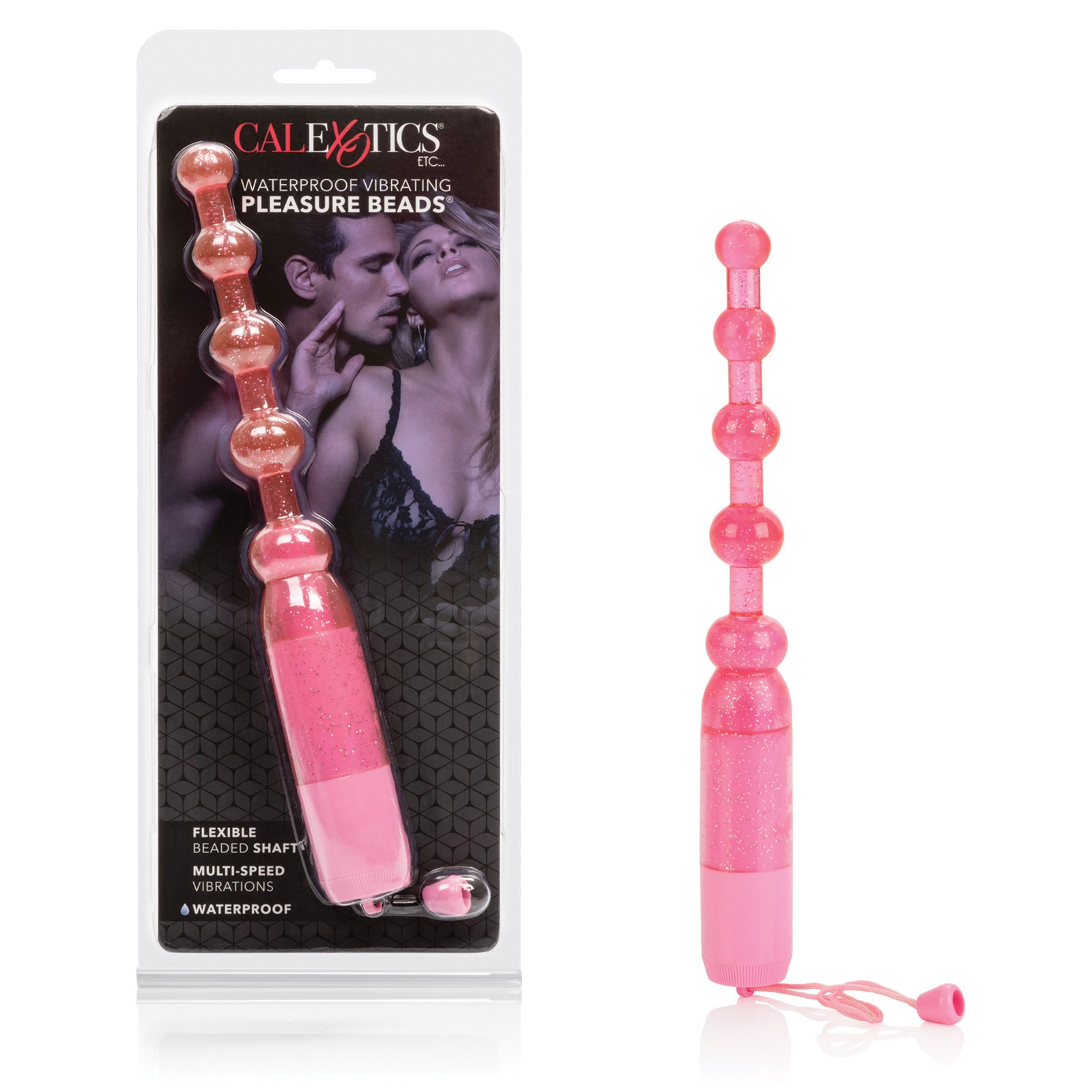 Vibrating Pleasure Beads Waterproof Pink