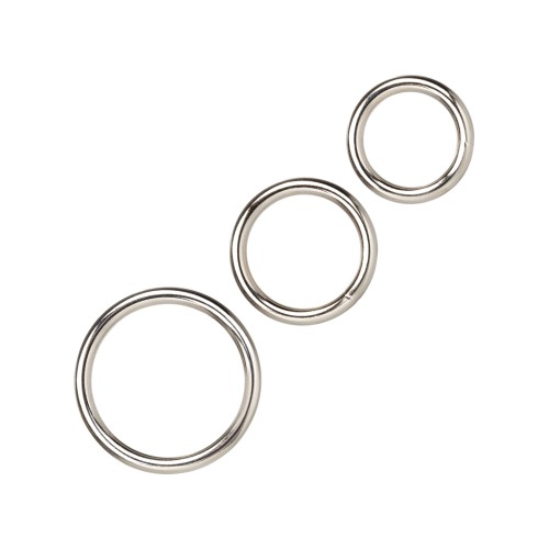 Silver Ring 3 Piece Set for Enhanced Pleasure