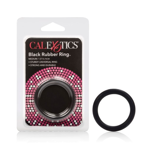 Medium Black Rubber Ring