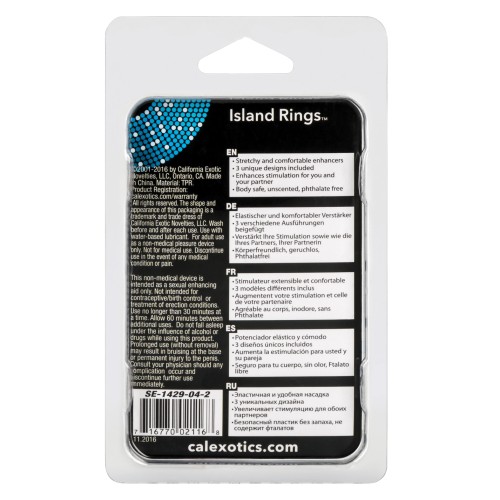 Silicone Island Rings - Pink