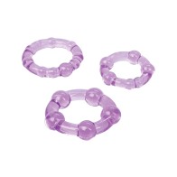 Anillos de Silicona Isla Morado para Mayor Placer