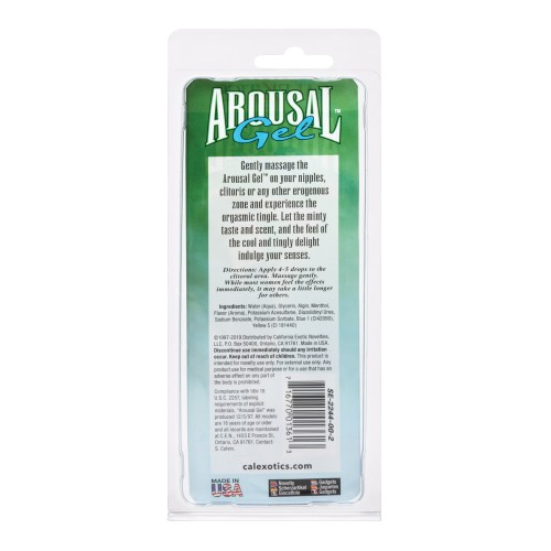 Arousal Gel 0.25 oz Mint Flavor