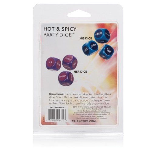 Juego de Dados Hot & Spicy Party para Parejas