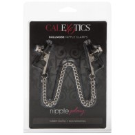 Nipple Play Bull Nose Clamps Silver