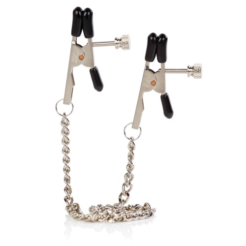 Nipple Play Bull Nose Clamps Silver