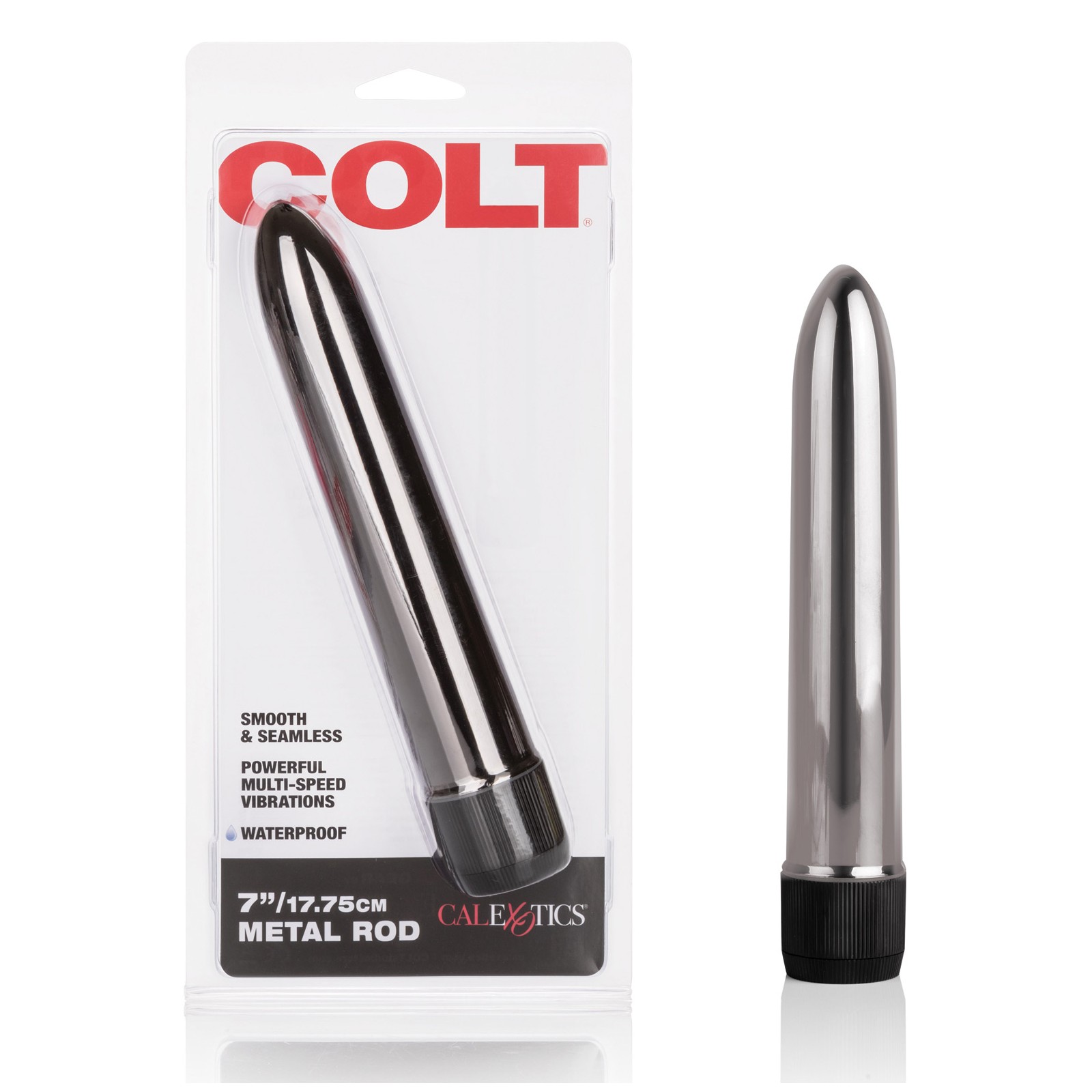 Vibrador Metal COLT de 7" para Estimulación Suprema