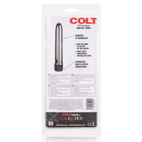 Vibrador Metal COLT de 7" para Estimulación Suprema