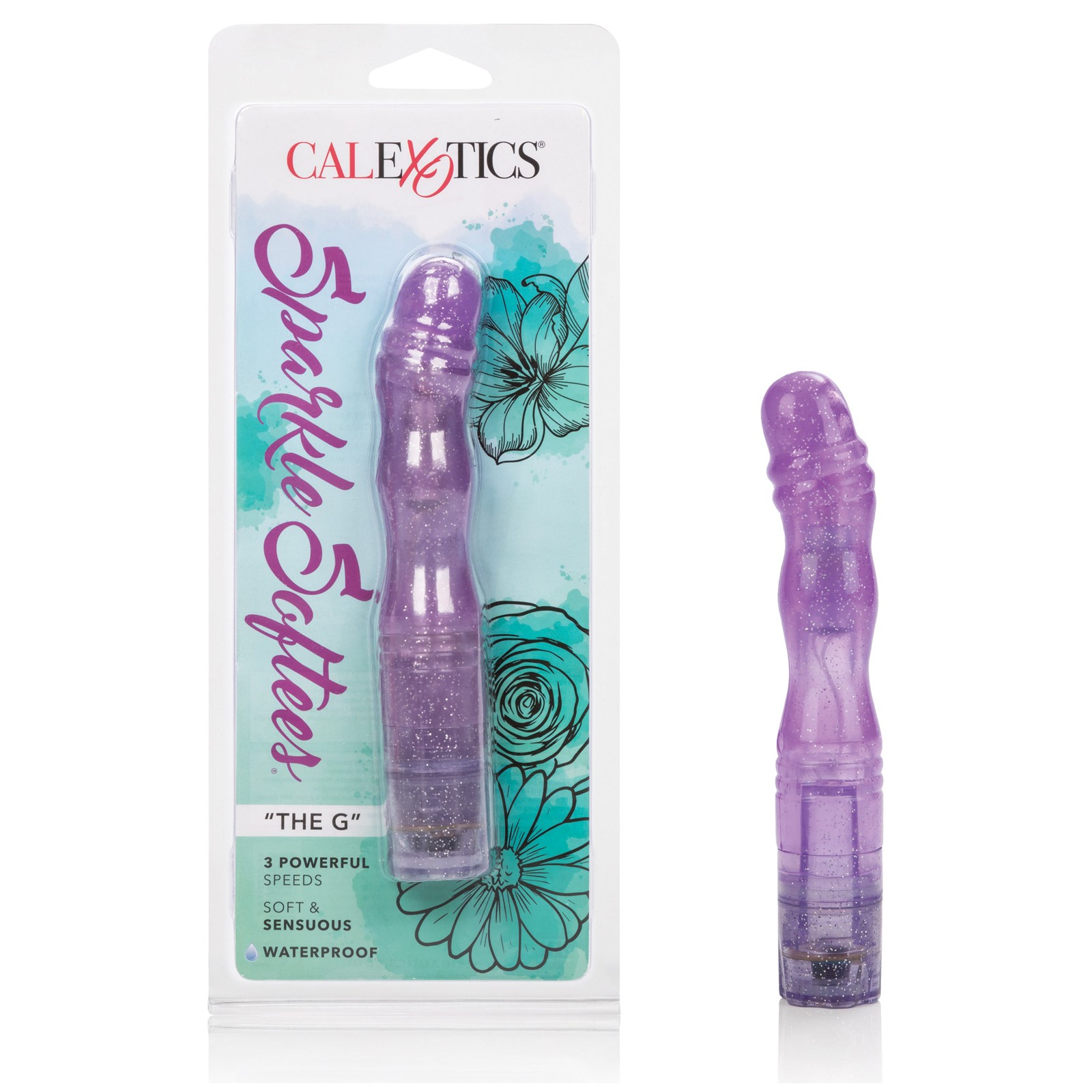 Sparkle Softees G Purple Vibrator