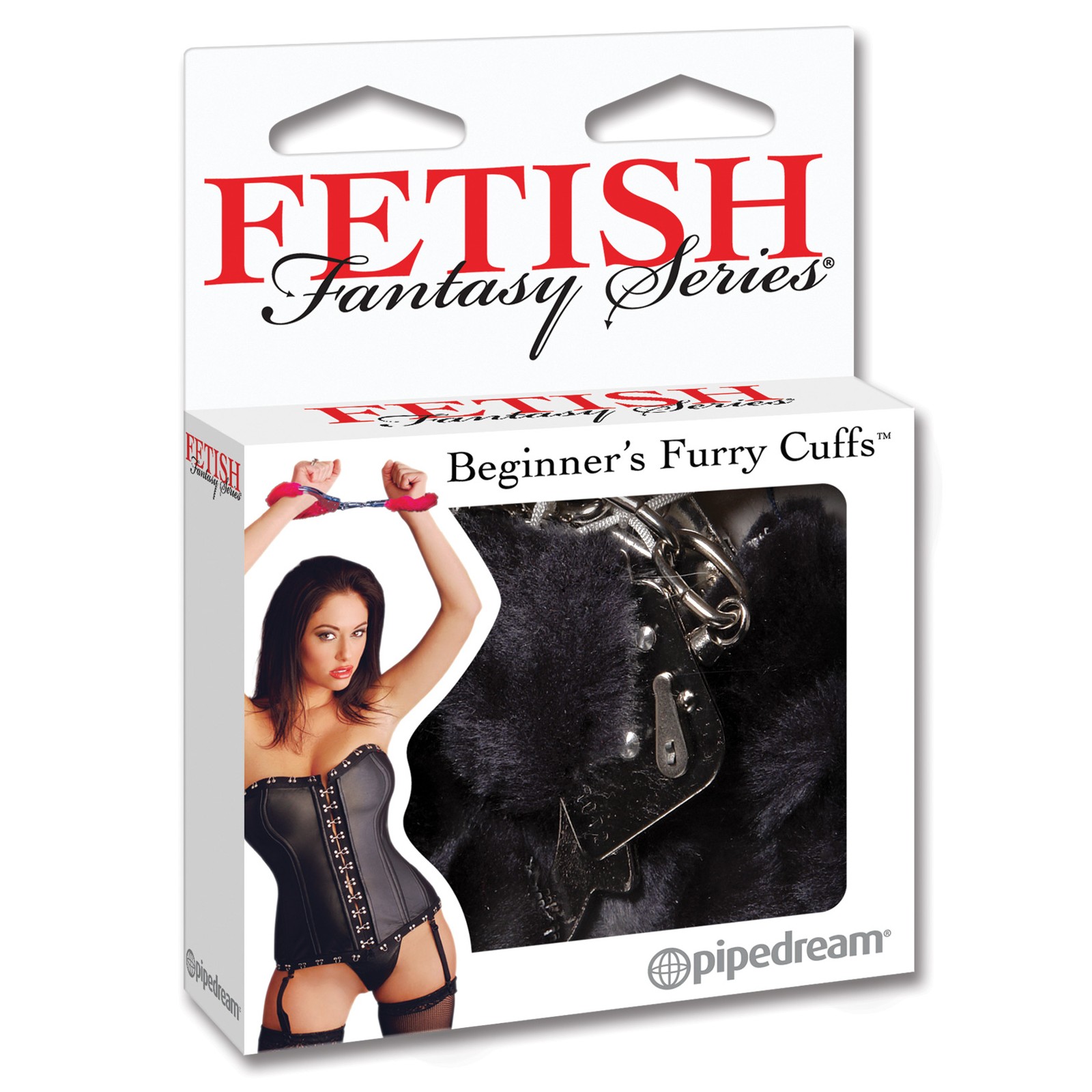 Fetish Fantasy Beginners Furry Cuffs Black