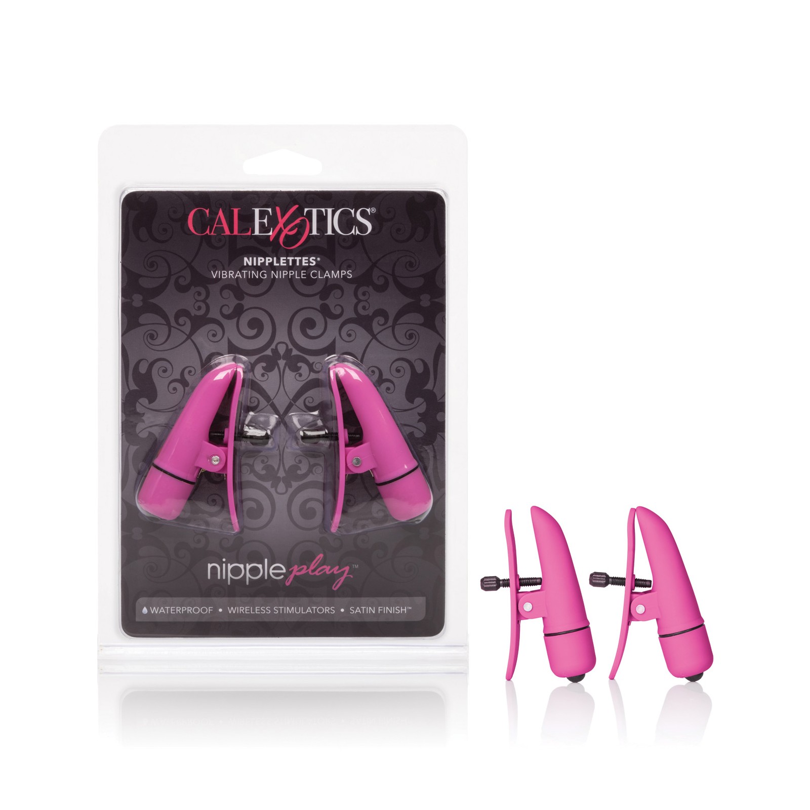 Nipplettes Vibrating Clamps - Pink - Intense Pleasure