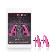 Nipplettes Vibrating Clamps - Pink - Intense Pleasure