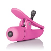 Nipplettes Vibrating Clamps - Pink - Intense Pleasure