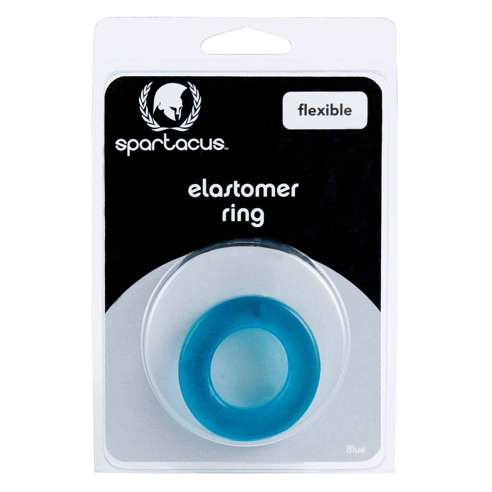 Anillo para el Pene Spartacus Elastomer Azul Metro