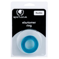 Anillo para el Pene Spartacus Elastomer Azul Metro