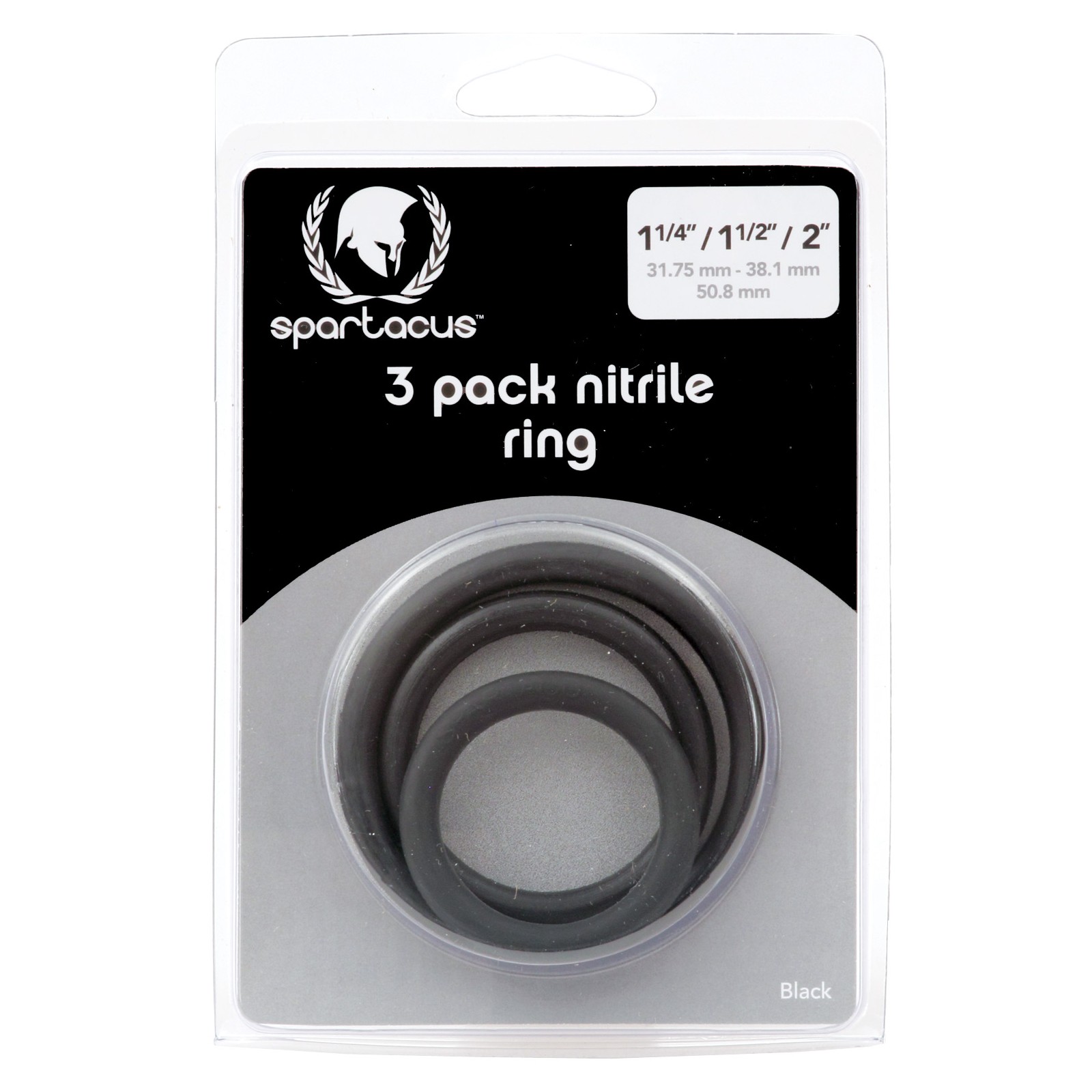 Spartacus Nitrile Cock Ring Set for Safe Pleasure