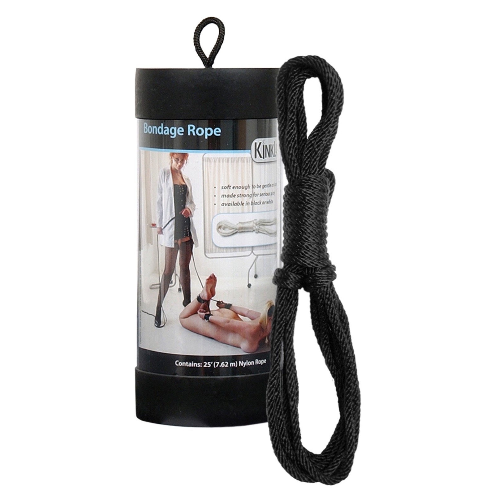 KinkLab 25 Inch Bondage Rope in Black