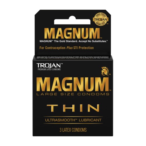 Buy Trojan Magnum Thin Condoms Box of 3