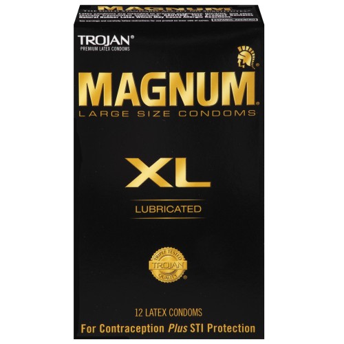 Condón Lubricado Trojan Magnum XL