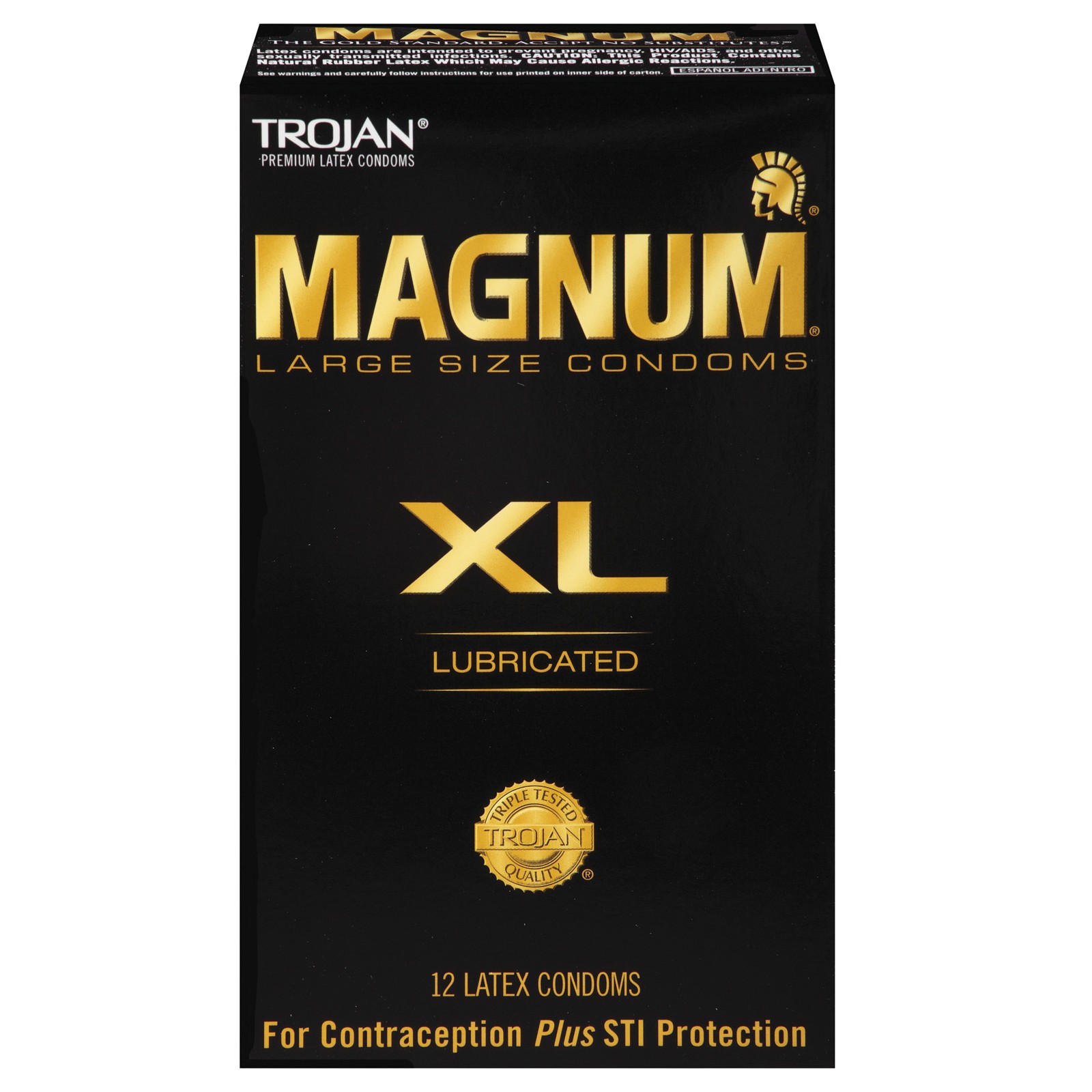 Condón Lubricado Trojan Magnum XL