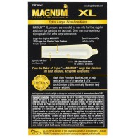 Condón Lubricado Trojan Magnum XL