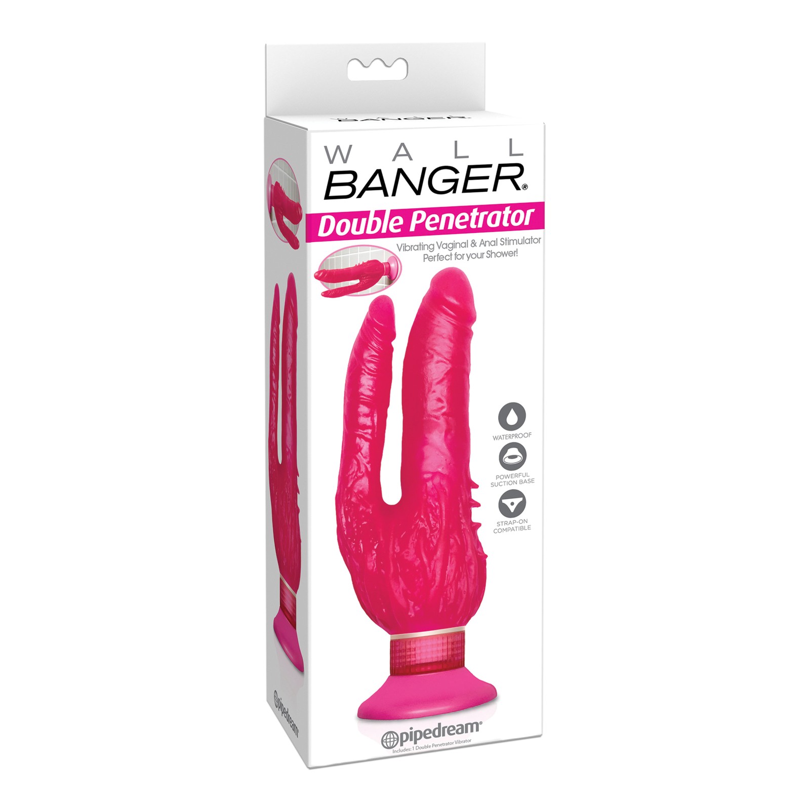 Doble Penetrador Wall Bangers Rosa