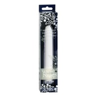 Vibrador Impermeable White Nights de Toque Terciopelo 7 Pulgadas