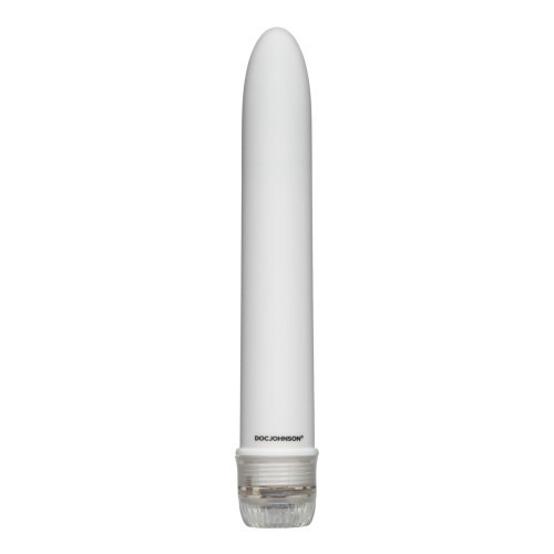 Vibrador Impermeable White Nights de Toque Terciopelo 7 Pulgadas