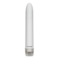 Vibrador Impermeable White Nights de Toque Terciopelo 7 Pulgadas