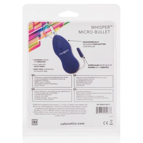 Micro Bullet Whisper - Placer Discreto en Todas Partes