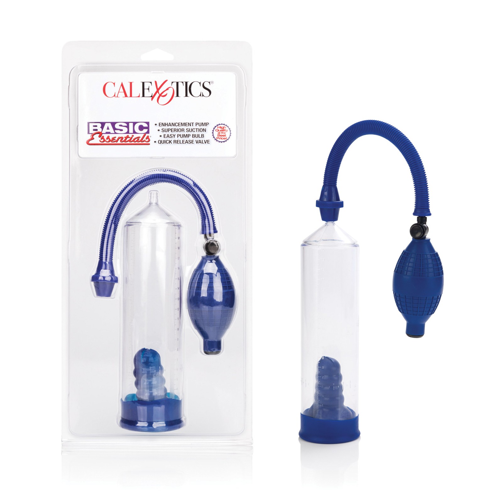 Basic Essentials Penis Pump Blue