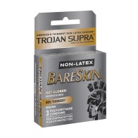 Trojan Supra Condones Ultrafinos de Policarbonato Caja de 3